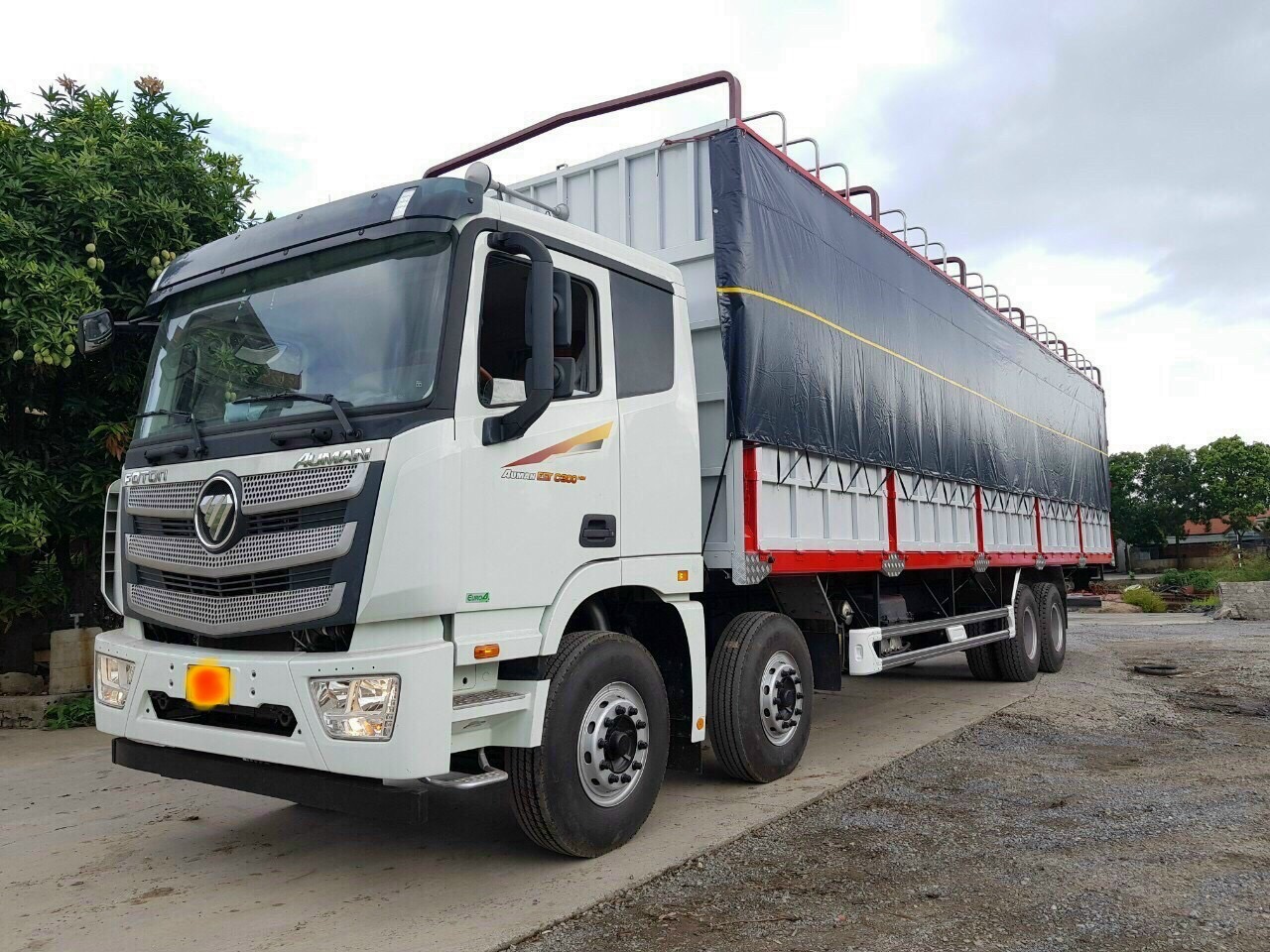 nhận chở hàng với xe thùng bạt 20 tấn 