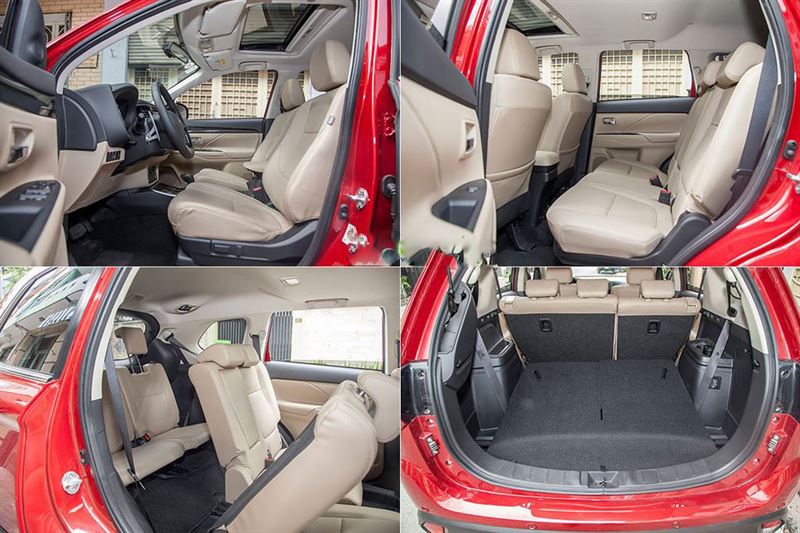 nội thất mitsubishi outlander 2018